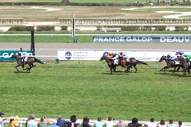 Photo d'arrivée de la course pmu MOROCCO CUP - PRIX DE LIEUREY à DEAUVILLE le Samedi 16 août 2025