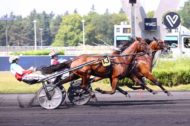 Photo d'arrivée de la course pmu PRIX REINE DU CORTA - CRITERIUM 3 ANS Q2 à PARIS-VINCENNES le Samedi 16 août 2025