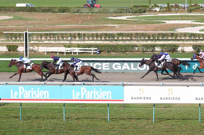 Photo d'arrivée de la course pmu PRIX DU CHEVAL DE HORSE BALL (PRIX DE FECAMP) à DEAUVILLE le Jeudi 21 août 2025