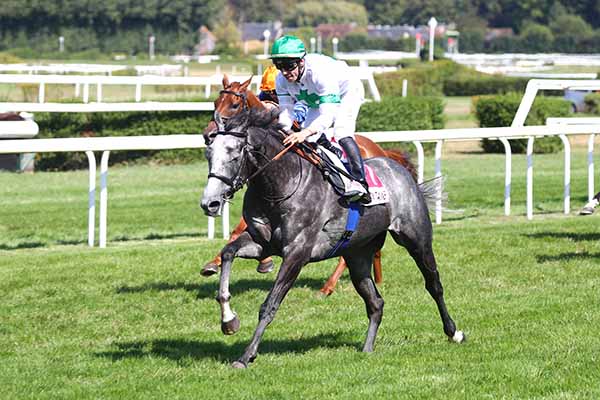 Photo d'arrivée de la course pmu PRIX CONCERT - FEU D'ARTIFICE CLAIREFONTAINE 25 AOUT (PRIX DES ANEMONES) à CLAIREFONTAINE le Vendredi 22 août 2025