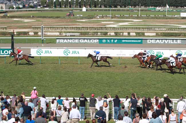 Photo d'arrivée de la course pmu PRIX DU HAMEL à DEAUVILLE le Samedi 23 août 2025