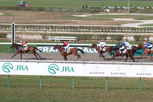 Photo d'arrivée de la course pmu PRIX DE SAINT-WANDERILLE à DEAUVILLE le Samedi 23 août 2025
