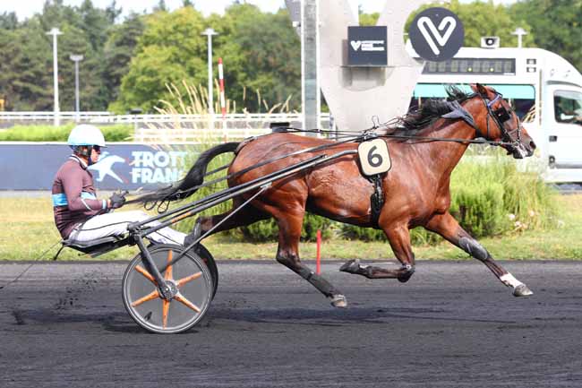 Photo d'arrivée de la course pmu PRIX DE SAINT-MANDE à PARIS-VINCENNES le Samedi 23 août 2025