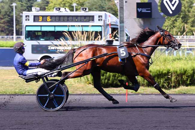 Photo d'arrivée de la course pmu PRIX DES BRUYERES à PARIS-VINCENNES le Lundi 25 août 2025