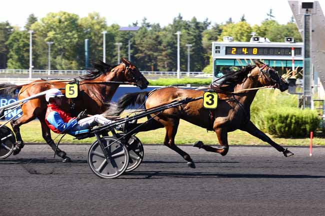 Photo d'arrivée de la course pmu PRIX D'ANTIBES à PARIS-VINCENNES le Lundi 25 août 2025