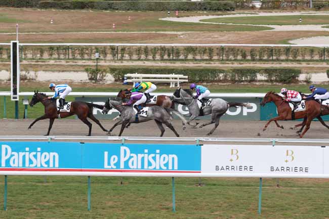 Photo d'arrivée de la course pmu PRIX DE LA FORET DE ROUMARE à DEAUVILLE le Mardi 26 août 2025