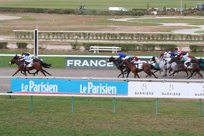 Photo d'arrivée de la course pmu PRIX DE LA FORET DE BORD à DEAUVILLE le Mardi 26 août 2025
