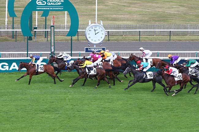 Arrivée quinté pmu PRIX DES TERRES NOIRES à CHANTILLY