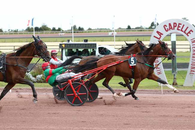 Photo d'arrivée de la course pmu PRIX DES HIPPODROMES DE LA FEDERATION DU NORD (PRIX D'ARRAS) à LA CAPELLE le Mercredi 3 septembre 2025
