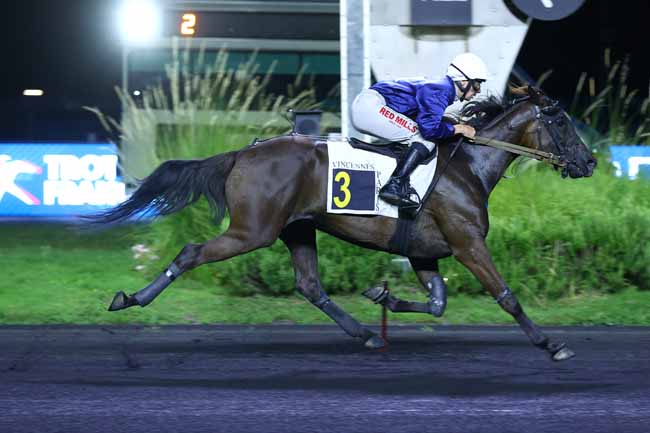 Photo d'arrivée de la course pmu PRIX CAMILLE DE WAZIERES à PARIS-VINCENNES le Vendredi 5 septembre 2025