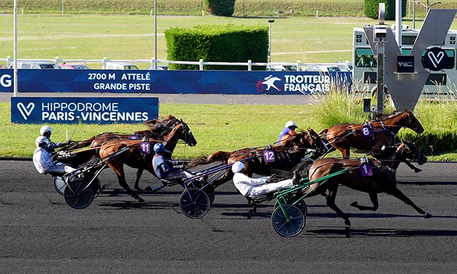 Photo d'arrivée de la course pmu PRIX EMILE WENDLING à PARIS-VINCENNES le Samedi 6 septembre 2025