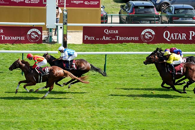 Photo d'arrivée de la course pmu QATAR PRIX FOY à LONGCHAMP le Dimanche 7 septembre 2025
