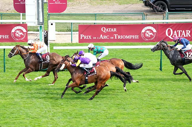 Arrivée quinté pmu QATAR PRIX CARRUS à LONGCHAMP