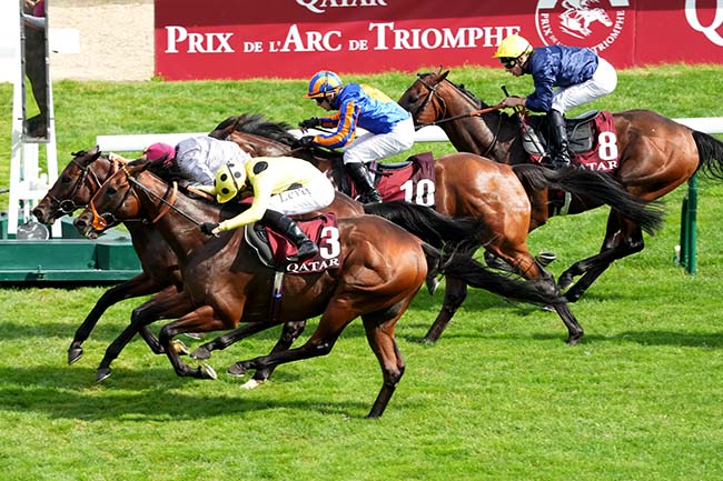 Photo d'arrivée de la course pmu QATAR PRIX DU MOULIN DE LONGCHAMP à LONGCHAMP le Dimanche 7 septembre 2025
