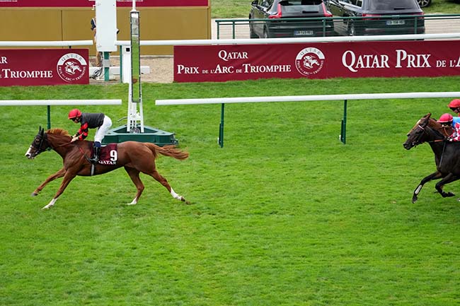 Photo d'arrivée de la course pmu QATAR PRIX DE LA PLACE D'ESTIENNE D'ORVES à LONGCHAMP le Dimanche 7 septembre 2025