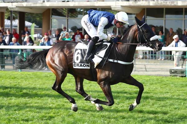 Photo d'arrivée de la course pmu PRIX «OUEST-FRANCE» (PRIX FINEAU) à CRAON le Lundi 8 septembre 2025