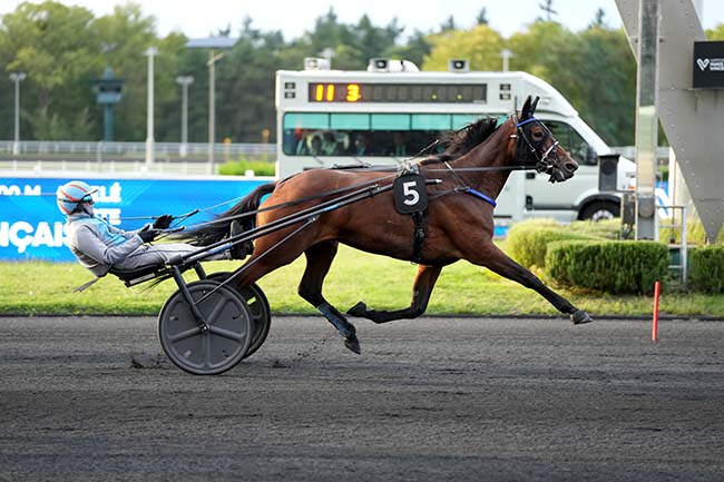 Photo d'arrivée de la course pmu PRIX LUCRETIA à PARIS-VINCENNES le Vendredi 12 septembre 2025