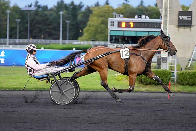 Photo d'arrivée de la course pmu PRIX SCYLLA à PARIS-VINCENNES le Vendredi 12 septembre 2025