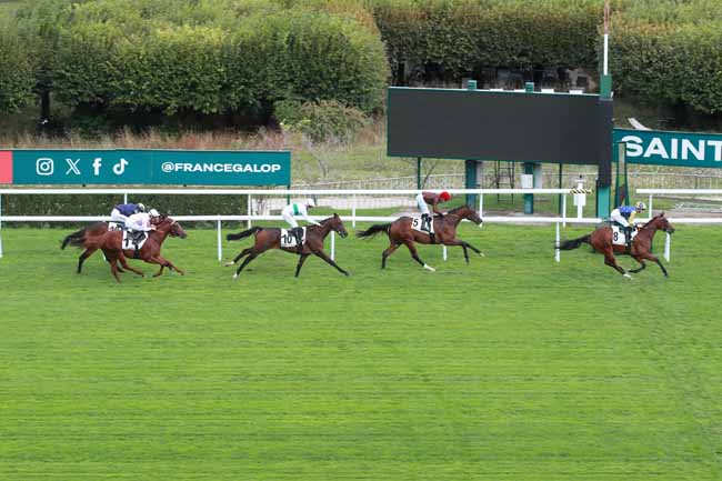 Photo d'arrivée de la course pmu PRIX FAST FOX à SAINT CLOUD le Vendredi 12 septembre 2025