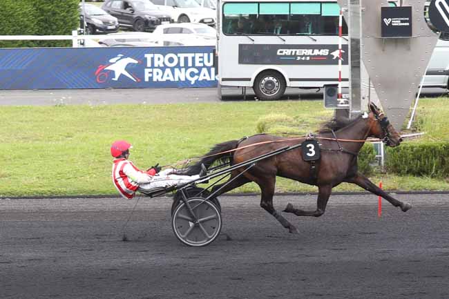 Photo d'arrivée de la course pmu PRIX DE L'ASSOCIATION PASSERELLE (PRIX D'AVALLON) à PARIS-VINCENNES le Samedi 13 septembre 2025