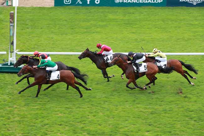 Photo d'arrivée de la course pmu PRIX DU PRINCE D'ORANGE à LONGCHAMP le Dimanche 14 septembre 2025