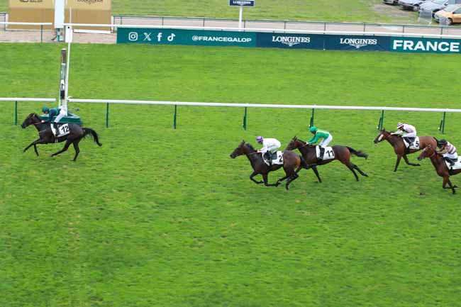 Photo d'arrivée de la course pmu PRIX DU PARC AUX DAIMS à LONGCHAMP le Dimanche 14 septembre 2025