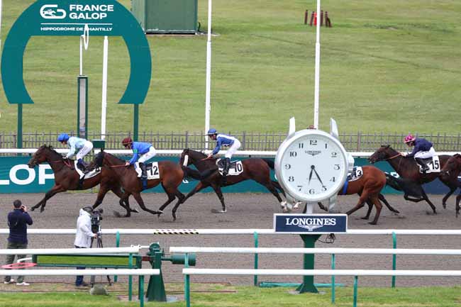 Photo d'arrivée de la course pmu PRIX DU CANAL DES DRUIDES à CHANTILLY le Lundi 15 septembre 2025