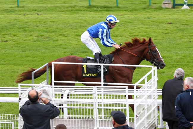 Photo d'arrivée de la course pmu PRIX DE PONT-SAINT-MAXENCE à COMPIEGNE le Mardi 16 septembre 2025