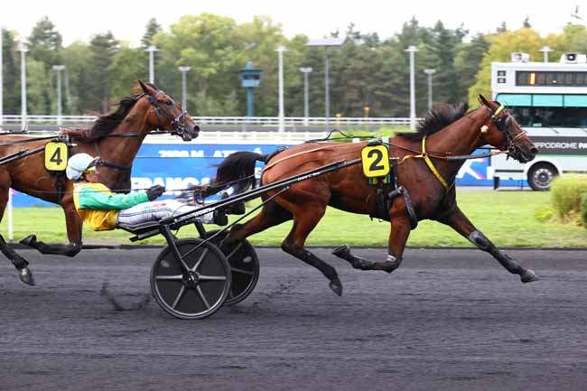 Photo d'arrivée de la course pmu PRIX DE BEAUCAIRE à PARIS-VINCENNES le Mardi 16 septembre 2025