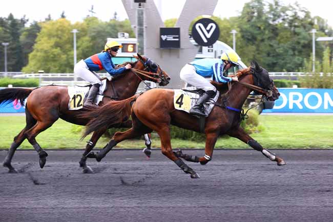 Photo d'arrivée de la course pmu PRIX GOBERTA à PARIS-VINCENNES le Mardi 16 septembre 2025