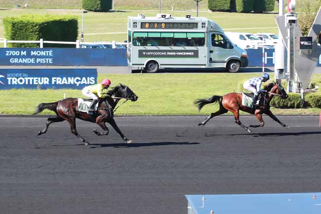 Photo d'arrivée de la course pmu PRIX DE DRANCY à PARIS-VINCENNES le Jeudi 18 septembre 2025