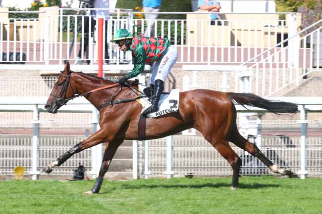 Photo d'arrivée de la course pmu PRIX ROBERT LEJEUNE à AUTEUIL le Jeudi 18 septembre 2025
