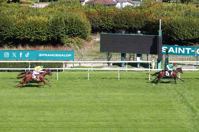 Photo d'arrivée de la course pmu PRIX GUY GARNER à SAINT CLOUD le Vendredi 19 septembre 2025