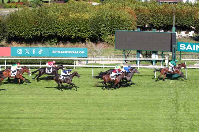 Photo d'arrivée de la course pmu PRIX KALDOUN à SAINT CLOUD le Vendredi 19 septembre 2025