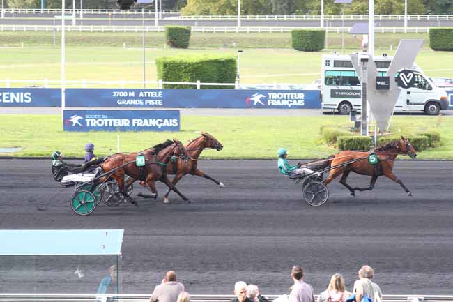 Photo d'arrivée de la course pmu PRIX D'ANCENIS à PARIS-VINCENNES le Dimanche 21 septembre 2025