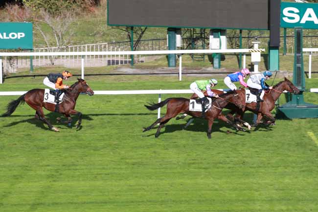 Photo d'arrivée de la course pmu PRIX DU HARAS DE LA HUME à SAINT CLOUD le Vendredi 26 septembre 2025