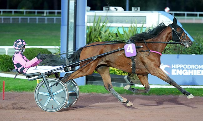 Photo d'arrivée de la course pmu PRIX DU PONT MARIE à ENGHIEN le Samedi 27 septembre 2025