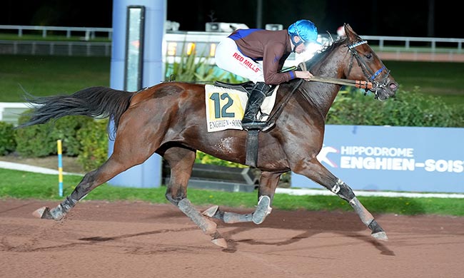 Photo d'arrivée de la course pmu PRIX DE MAUPERTHUIS à ENGHIEN le Samedi 27 septembre 2025