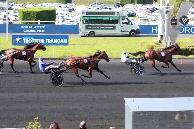Photo d'arrivée de la course pmu PRIX DE GAILLON à PARIS-VINCENNES le Dimanche 28 septembre 2025