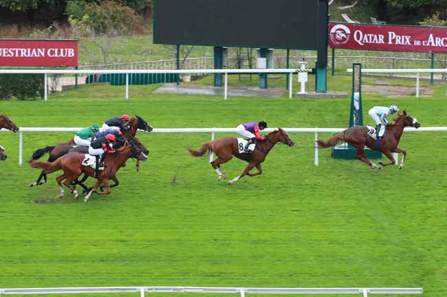 Photo d'arrivée de la course pmu PRIX DAHLIA à SAINT CLOUD le Vendredi 3 octobre 2025