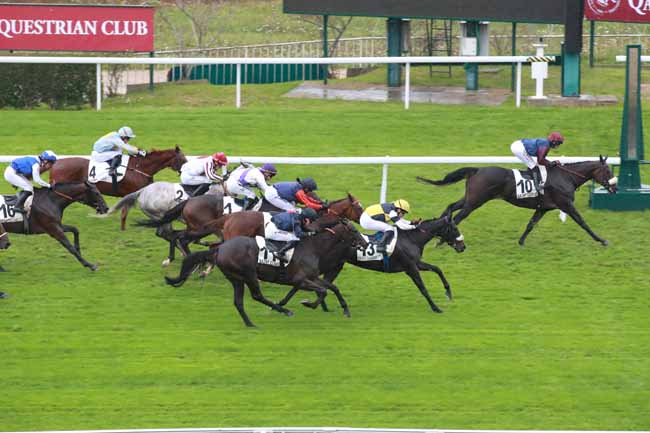 Photo d'arrivée de la course pmu PRIX DU BOUSCAT à SAINT CLOUD le Vendredi 3 octobre 2025