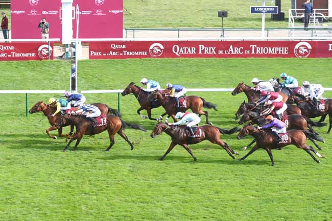 Arrivée quinté pmu QATAR PRIX DE LA PLACE DE LA CONCORDE à LONGCHAMP