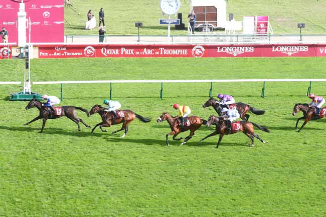 Photo d'arrivée de la course pmu ARQANA SERIES - HARAS DE BOUQUETOT - CRITERIUM D'AUTOMNE à LONGCHAMP le Samedi 4 octobre 2025