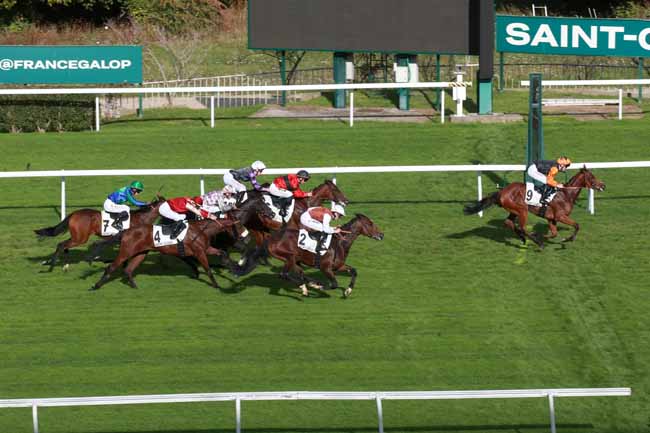 Photo d'arrivée de la course pmu PRIX GUEMUL à SAINT CLOUD le Jeudi 9 octobre 2025