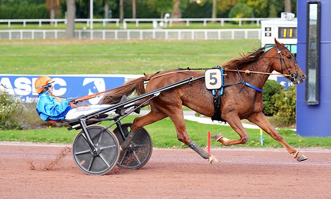 Photo d'arrivée de la course pmu PRIX DE PRADELLES à ENGHIEN le Jeudi 9 octobre 2025