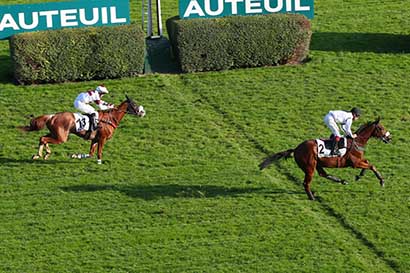 Photo d'arrivée de la course pmu PRIX ANDRE ADELE à AUTEUIL le Dimanche 12 octobre 2025