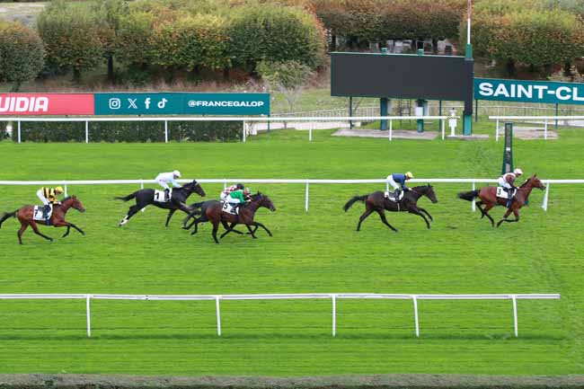Photo d'arrivée de la course pmu PRIX PHAREL à SAINT CLOUD le Jeudi 16 octobre 2025