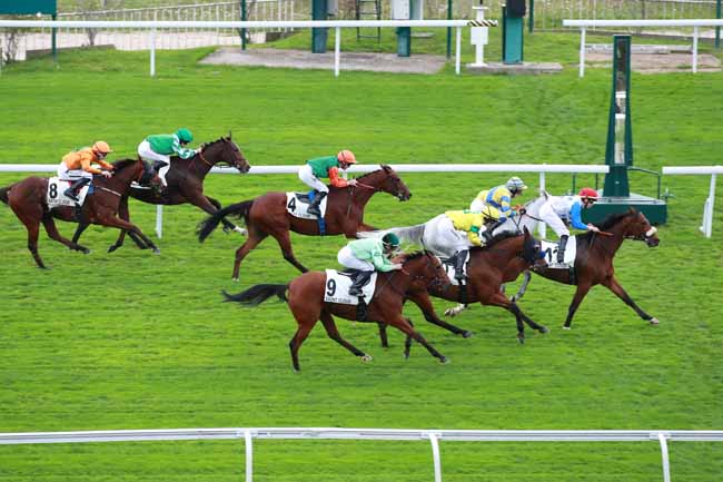 Photo d'arrivée de la course pmu PRIX DES FALAISES DE CRAIE à SAINT CLOUD le Jeudi 16 octobre 2025