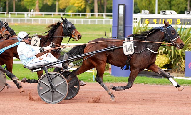 Photo d'arrivée de la course pmu PRIX DE THIEZAC à ENGHIEN le Jeudi 16 octobre 2025
