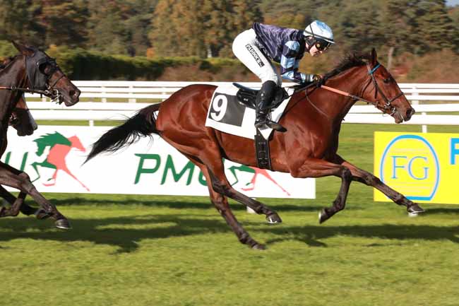 Photo d'arrivée de la course pmu PRIX ARTUS DE MAILLE à FONTAINEBLEAU le Vendredi 17 octobre 2025